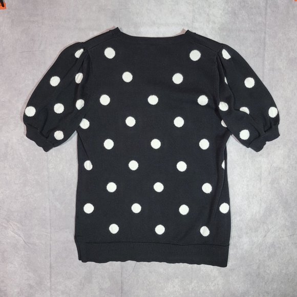 Adrianne Papell Short Sleeve Sweater Size Small - Picture 2 of 4